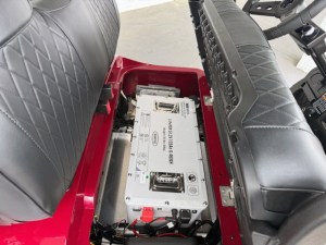 Burgundy Contender Flex 2+2 Lithium Golf Cart for sale 06